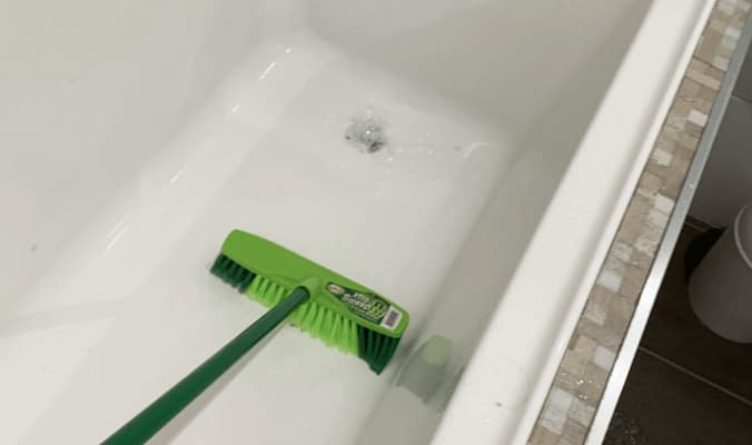 Electrodry Blog - 7 Steps to make your Bathtub Sparkle - Broom