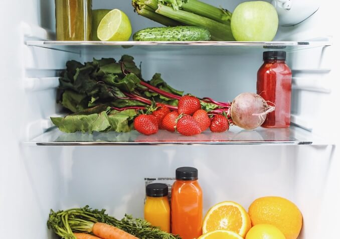 Fridge with Vegetables