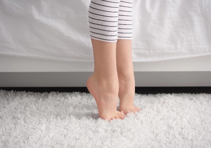 Child with Wet Carpet
